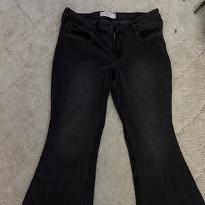 Hollister Black Flare & Wide Leg Jeans